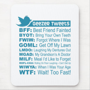 GeezerTweets - Mousepad Musmatta