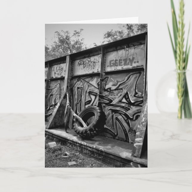 "GEEZY—PEEZY" Snart Frisk Kort (Framsida)