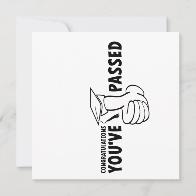 Gefeliciteerd, je bent geslaagd, diploma (Framsida)