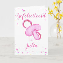 Gefeliciteerd verjaardag customizable name