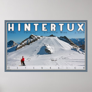 Geforene trollspö på Hintertux Poster