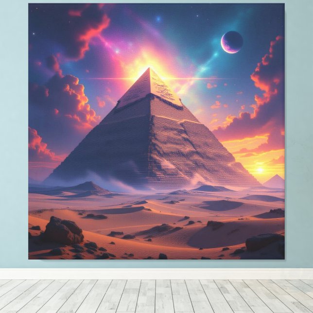 Geheimnisse der Pyramiden – Zeitlose Monumente des Canvastryck (Insitu (trägolv))