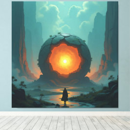 Geheimnisvoller Erdkern  Das Herz unseres Planeten Canvastryck