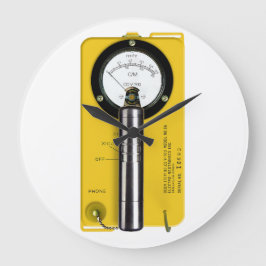 Geiger Counter Wall Clock - CDV 700 Stor Klocka