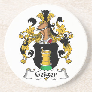 Geiger familjvapensköld underlägg