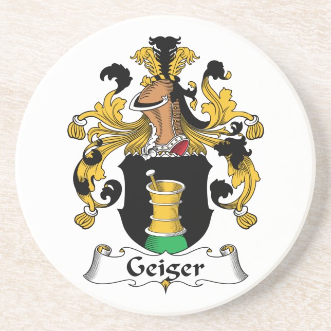 Geiger familjvapensköld underlägg (Framsidan)