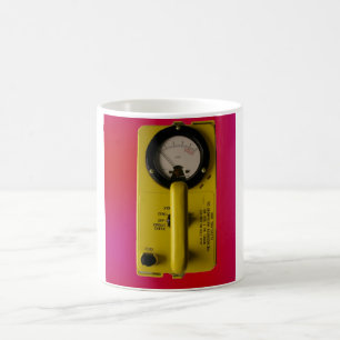 Geiger kontrar kaffemugg