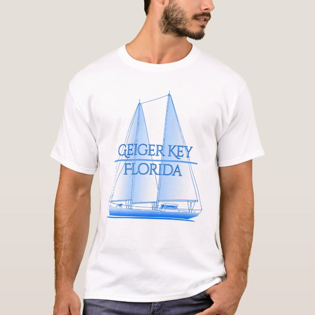 Geiger Nyckel Kustsjöfartspersonal T Shirt (Framsida)