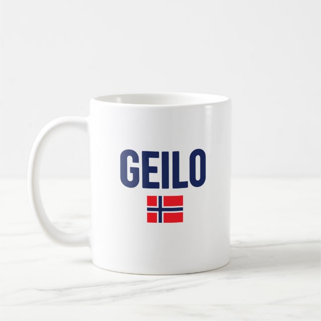 GEILO-Norge Kaffemugg (Vänster)
