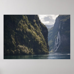 Geiranger Fjord Norge Poster