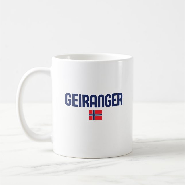 GEIRANGER Norge Kaffemugg (Vänster)
