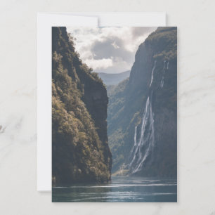 Geirangerfjord Norge Greeting Card