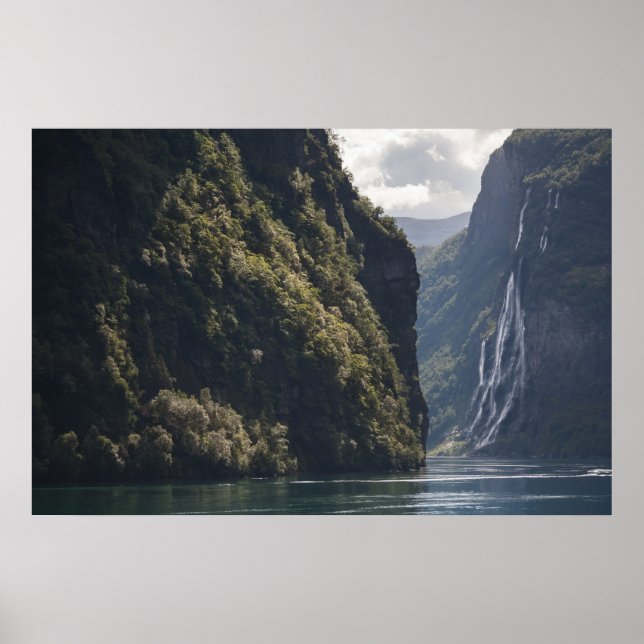 Geirangerfjorden Norge Poster (Framsidan)
