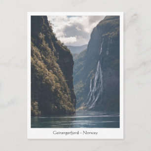 Geirangerfjords Norge Vykort