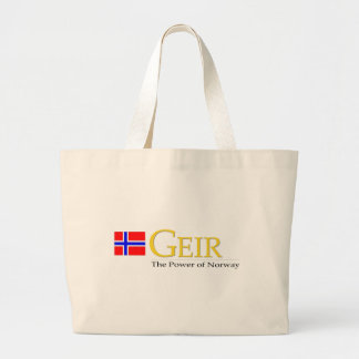 GeirPower logotyptote bags Jumbo Tygkasse