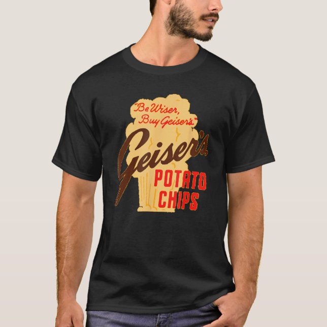 Geisers Potato Chip-design T Shirt (Framsida)