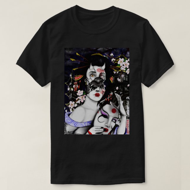 Geisha1 T Shirt (Design framsida)
