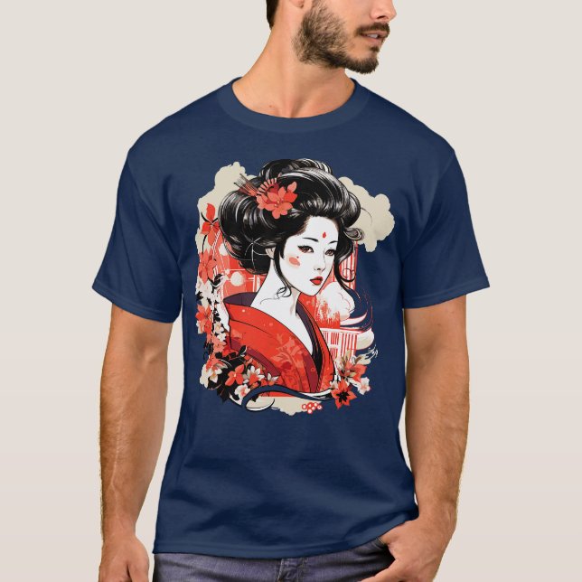 geisha 2 t shirt (Framsida)