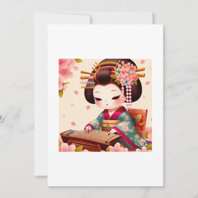 geisha adorable inbjudningar (Framsida)