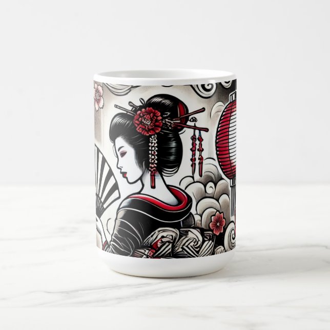 Geisha Art Coffee Mugg (Center)