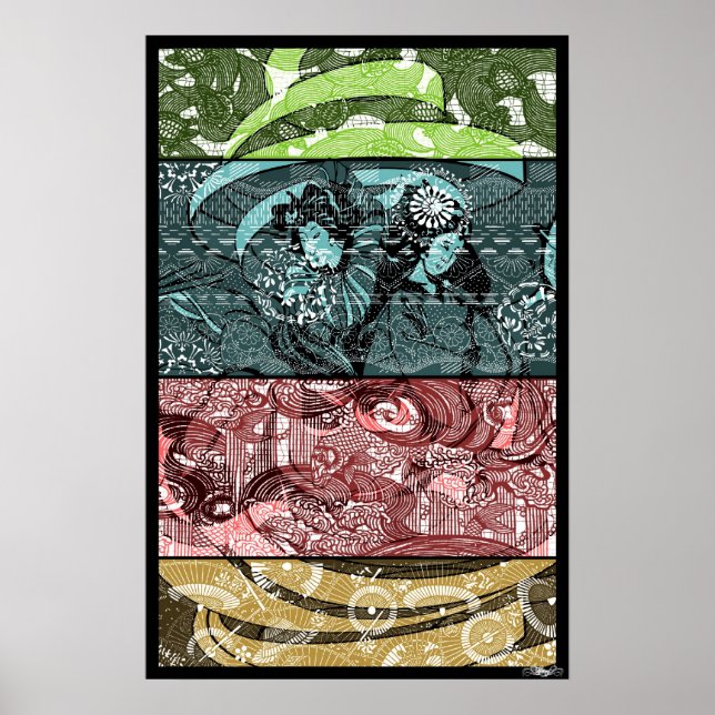 Geisha Art Poster (Framsidan)