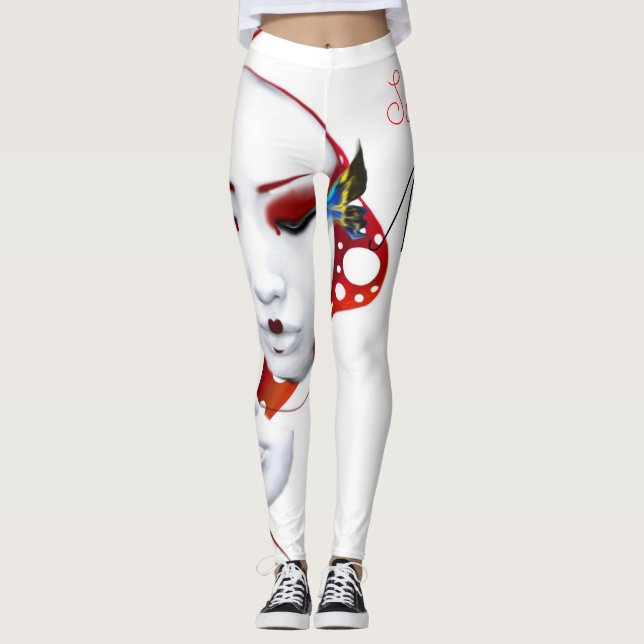 Geisha Avatar Leggings (Framsida)