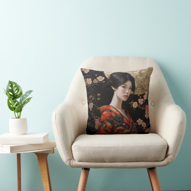 Geisha Bevackra Woman Kudde (Stol)