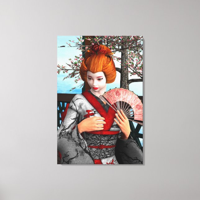 Geisha Canvastryck (Framsida)