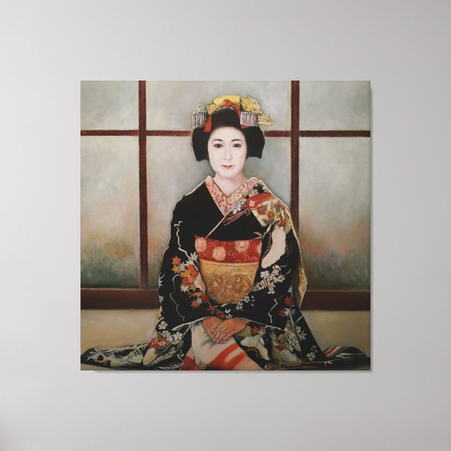 Geisha Canvastryck (Framsida)