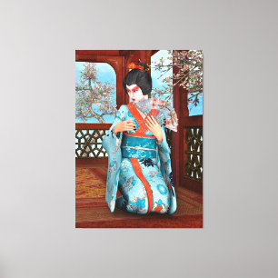 Geisha Canvastryck