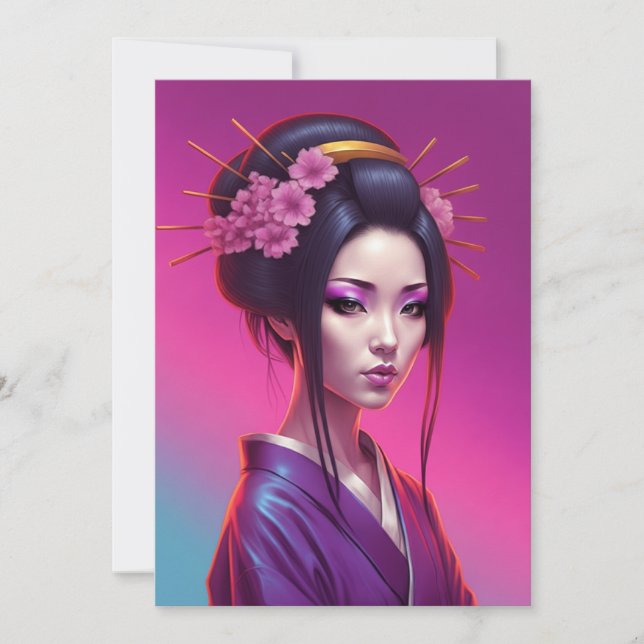 geisha contemporary art  inbjudningar (Framsida)