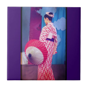 Geisha Dance Kakelplatta