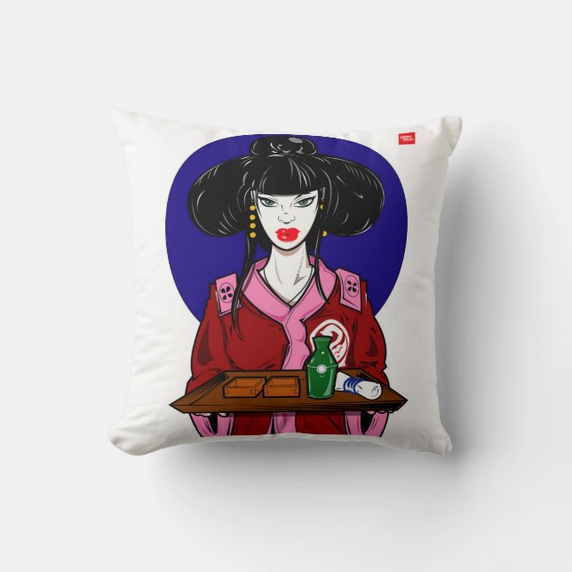 Geisha Dekorativ kudde (Framsida)