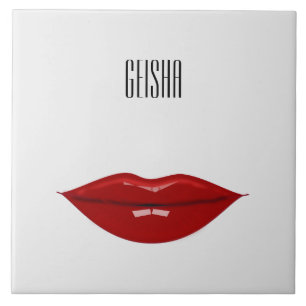 Geisha - Dekorrar för ditt hem Kakelplatta