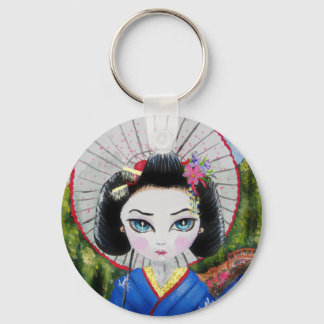 Geisha-flicka Nyckelring