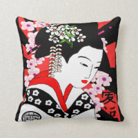 geisha för vintagestiljapan