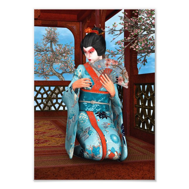 Geisha Fototryck (Framsidan)