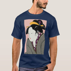 Geisha Girl Japansk Retro Aesthetic Asian Vaporwa T Shirt