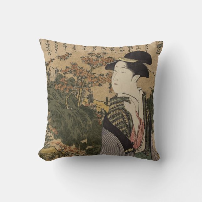 Geisha Girl Kudde (Framsida)