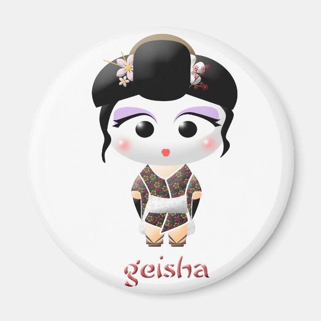 Geisha Girl Magnet (Framsidan)