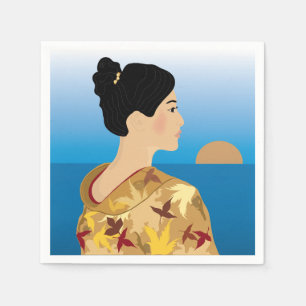 Geisha Girl Pappra Napkins Pappersservett