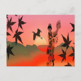 Geisha Girl Vykort