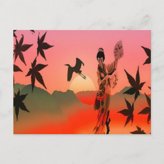 Geisha Girl Vykort
