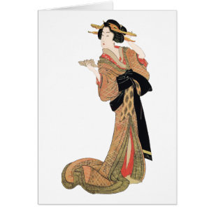 Geisha Hälsningskort