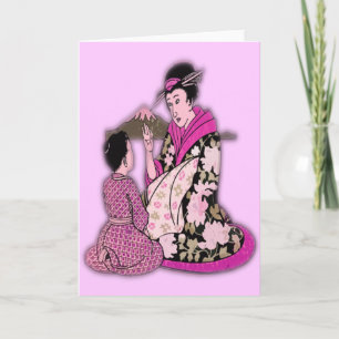 Geisha Helgkort