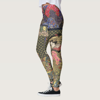 Geisha i imperialistisk Kimono Leggings