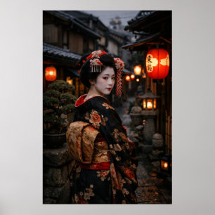 Geisha i Kyoto Poster