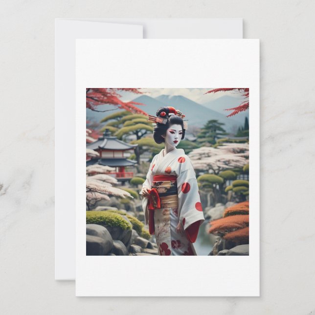geisha inbjudningar (Framsida)