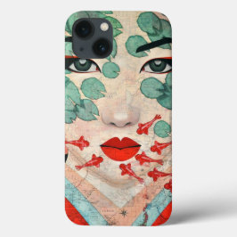 Geisha-Inspired Anpassade Phone Case - Elegant