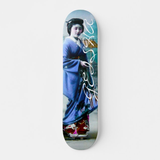 Geisha j1 skateboard bräda 19,5 cm (Framsida)